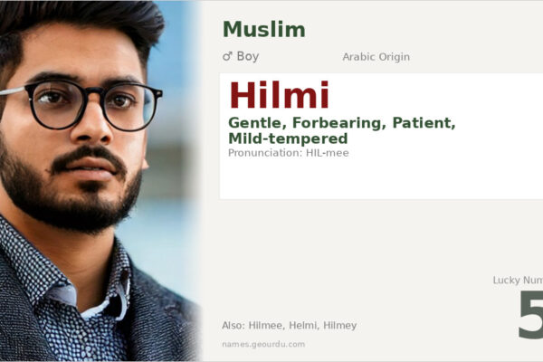 Hilmi Name Meaning — Arabic Origin, Boy & Details (2025)