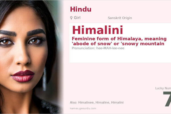 Himalini Name Meaning — Sanskrit Origin, Girl Name & Details (2025)