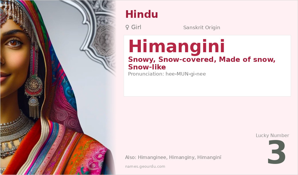Himangini Name Meaning and Details
