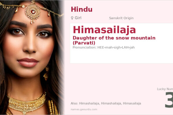 Himasailaja Name Meaning — Sanskrit Origin, Girl Name & Details (2025)