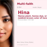 Hina Name Meaning and Details