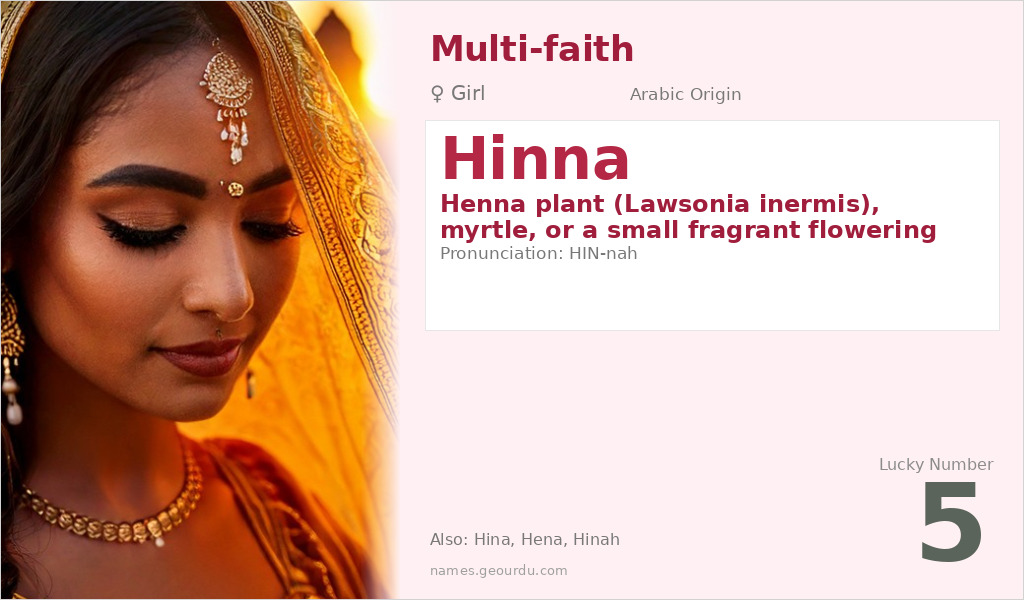 Hinna Name Meaning and Details