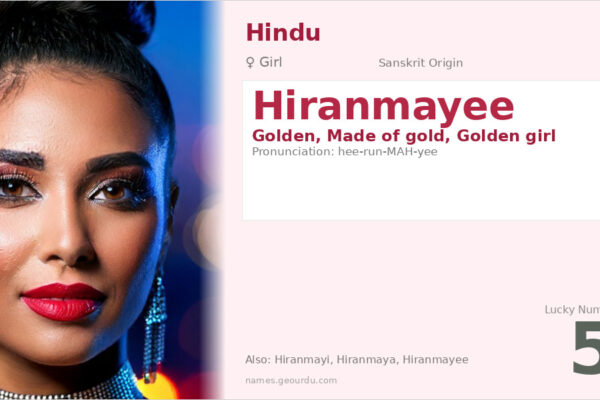 Hiranmayee Name Meaning — Sanskrit Origin, Girl Name & Details (2025)