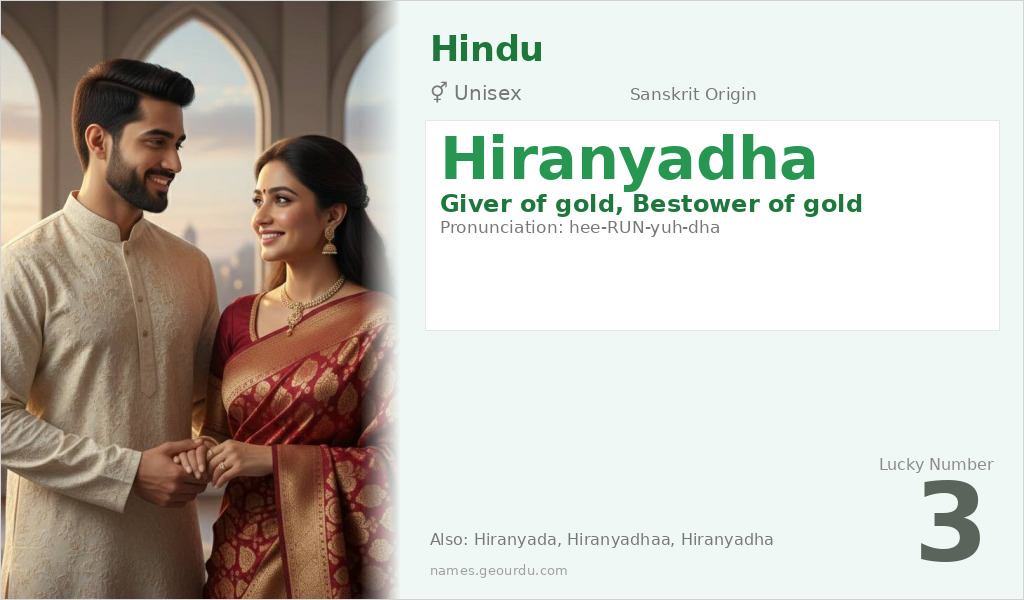 Hiranyadha Name Meaning and Details