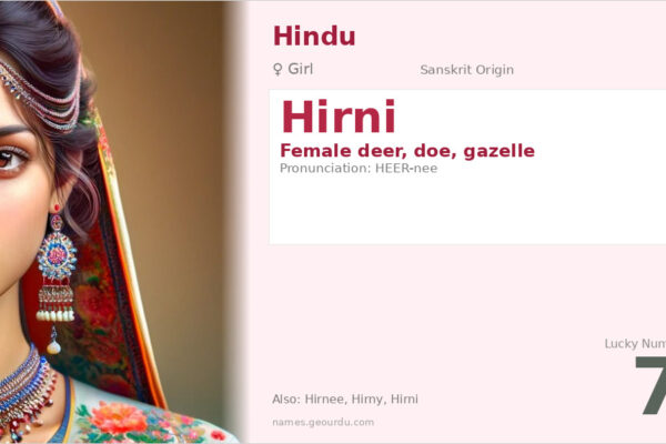 Hirni Name Meaning — Sanskrit Origin, Girl Name & Details (2025)