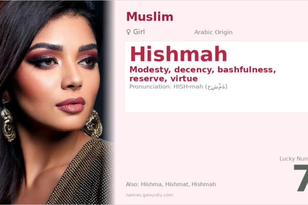 Hishmah Name Meaning — Arabic Origin, Girl Name & Islamic Significance (2025)