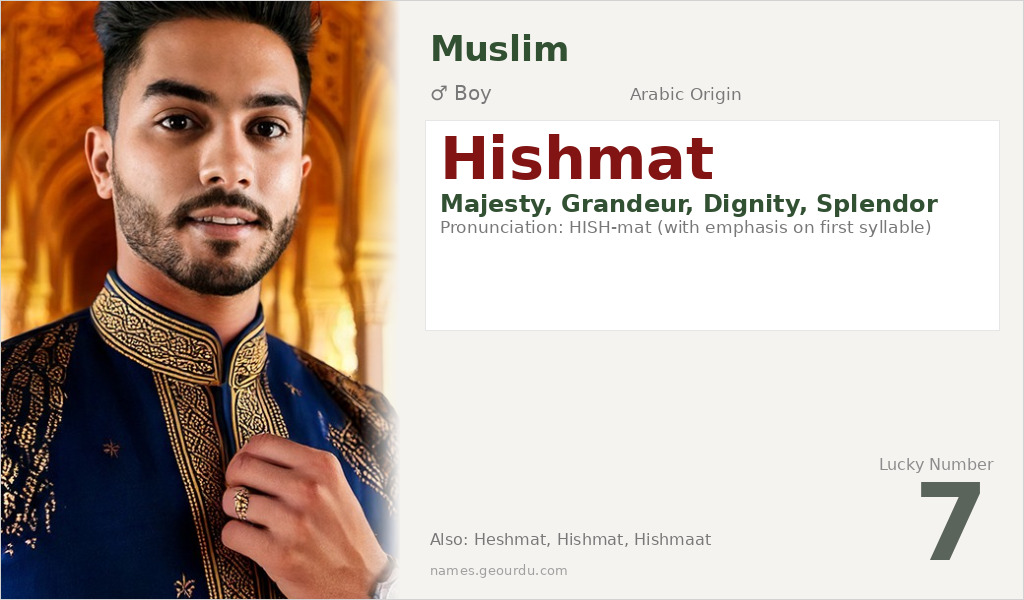 Hishmat Name Meaning and Details