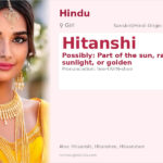 Hitanshi Name Meaning and Details