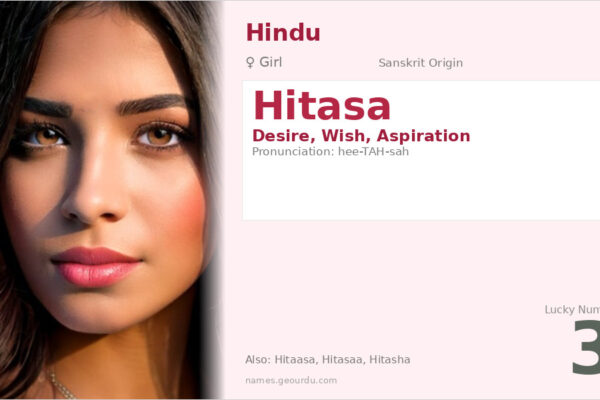 Hitasa Name Meaning — Sanskrit Origin, Girl Name & Details (2025)