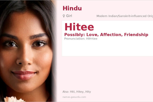 Hitee Name Meaning — Origin, Gender & Details (2025)