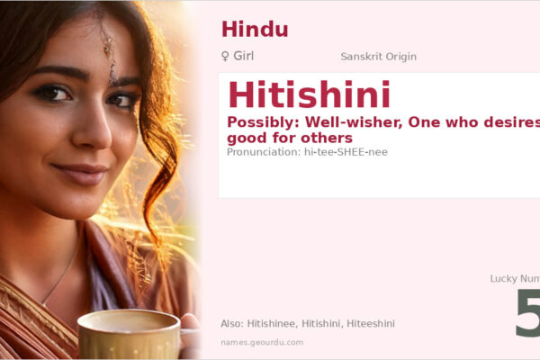 Hitishini Name Meaning — Origin, Gender & Details (2025)