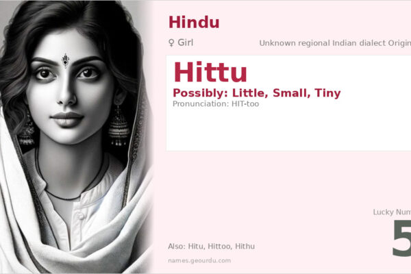 Hittu Name Meaning — Origin, Gender & Details (2025)