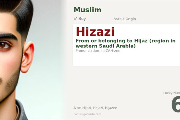 Hizazi Name Meaning — Arabic Origin, Boy Name & Details (2025)
