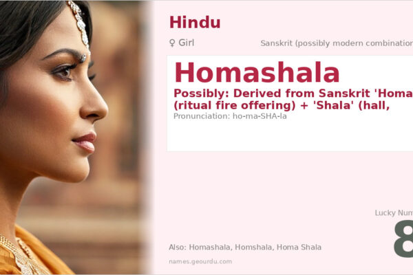 Homashala Meaning — Origin, Gender & Details (2025)