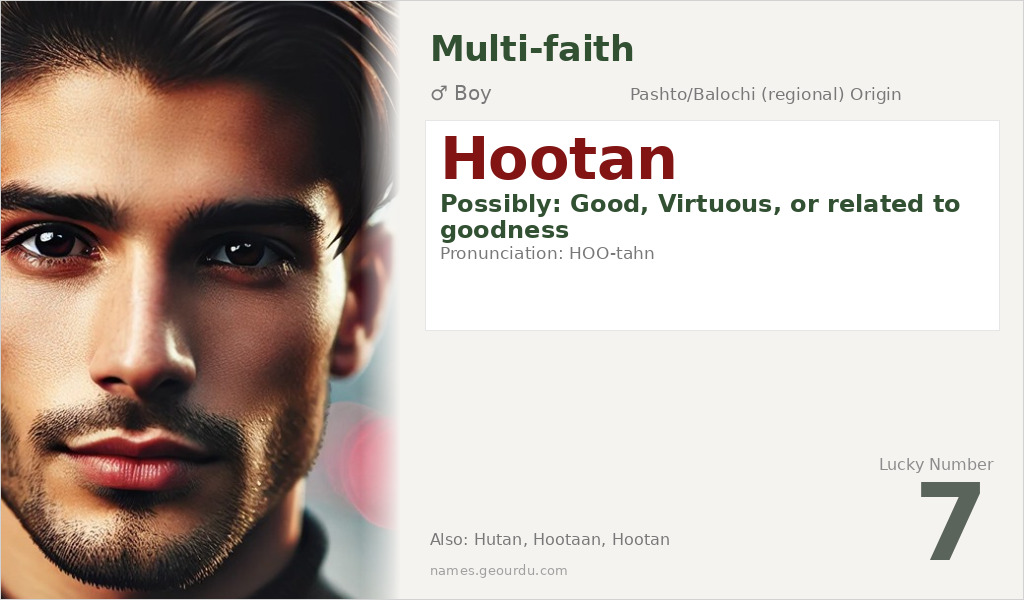 Hootan Name Meaning and Details