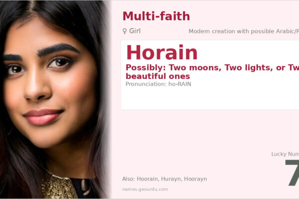 Horain Name Meaning — Origin, Gender & Details (2025)