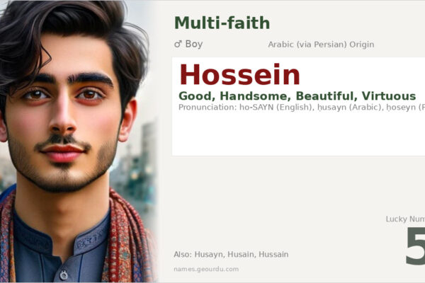 Hossein Name Meaning — Arabic Origin, History & Significance (2025)