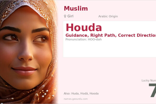 Houda Name Meaning — Arabic Origin, Girl’s Name & Details (2025)