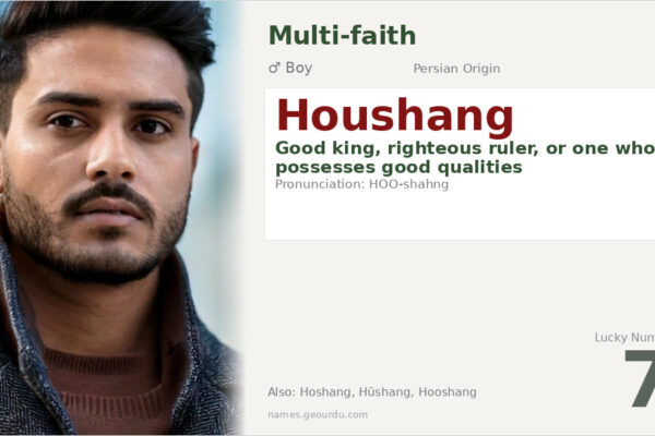 Houshang Name Meaning — Persian Origin, Boy Name & History (2025)