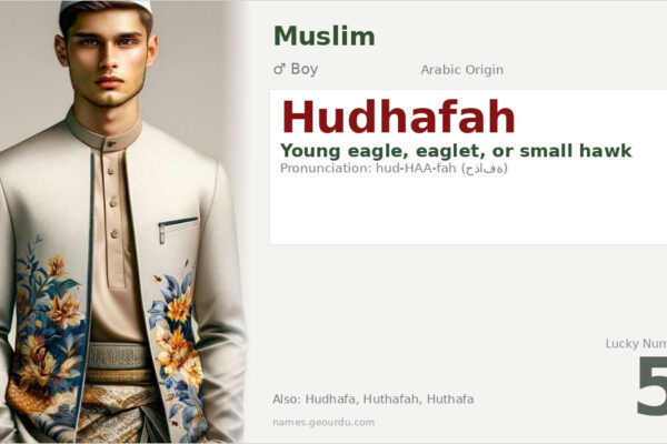 Hudhafah Name Meaning — Arabic Origin, Boy & Details (2025)