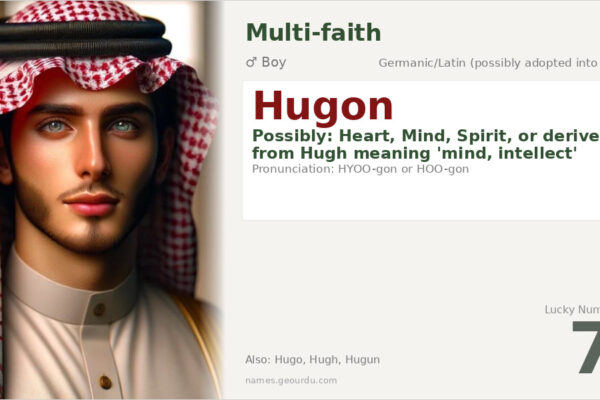 Hugon Name Meaning — Origin, Gender & Details (2025)
