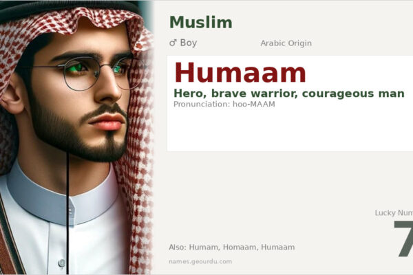 Humaam Name Meaning — Arabic Origin, Boy Name & Details (2025)