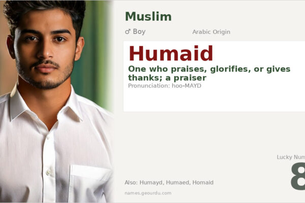 Humaid Name Meaning — Arabic Origin, Boy Name & Details (2025)