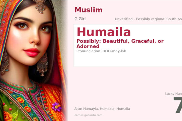 Humaila Name Meaning — Origin, Gender & Details (2025)
