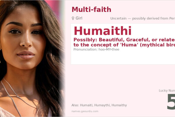 Humaithi Name Meaning — Origin, Gender & Details (2025)