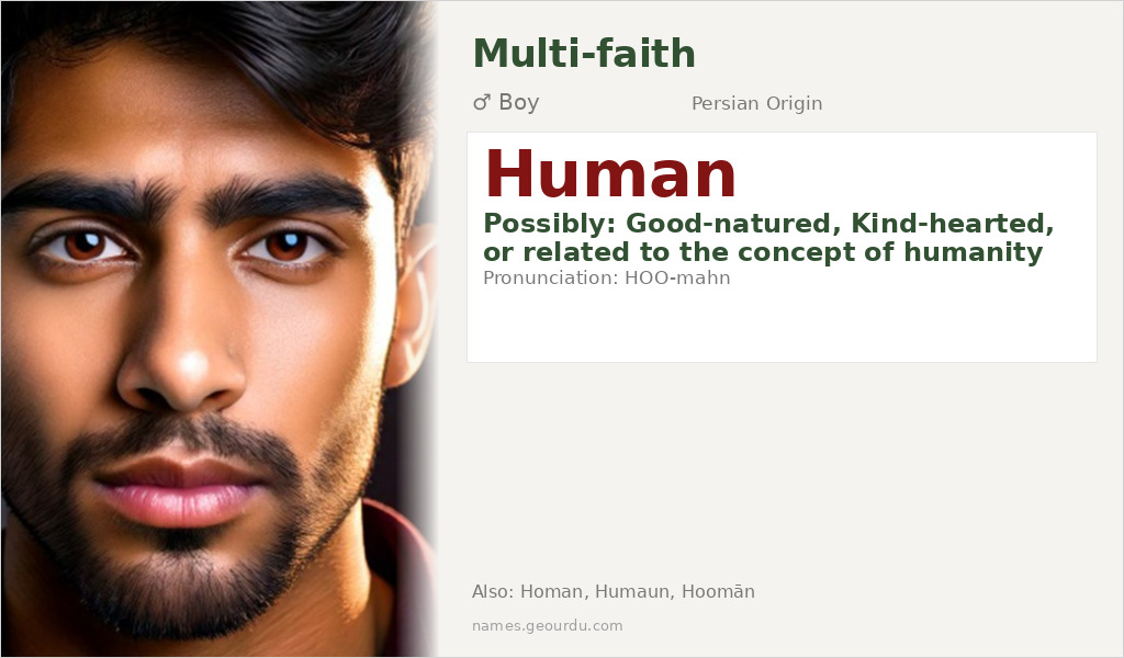 Human Name Meaning and Details