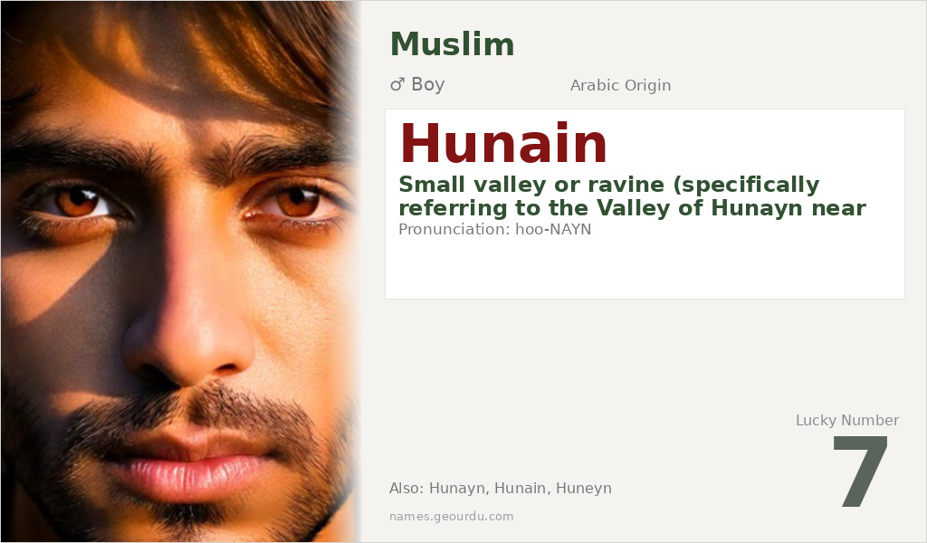 Hunain Name Meaning and Details