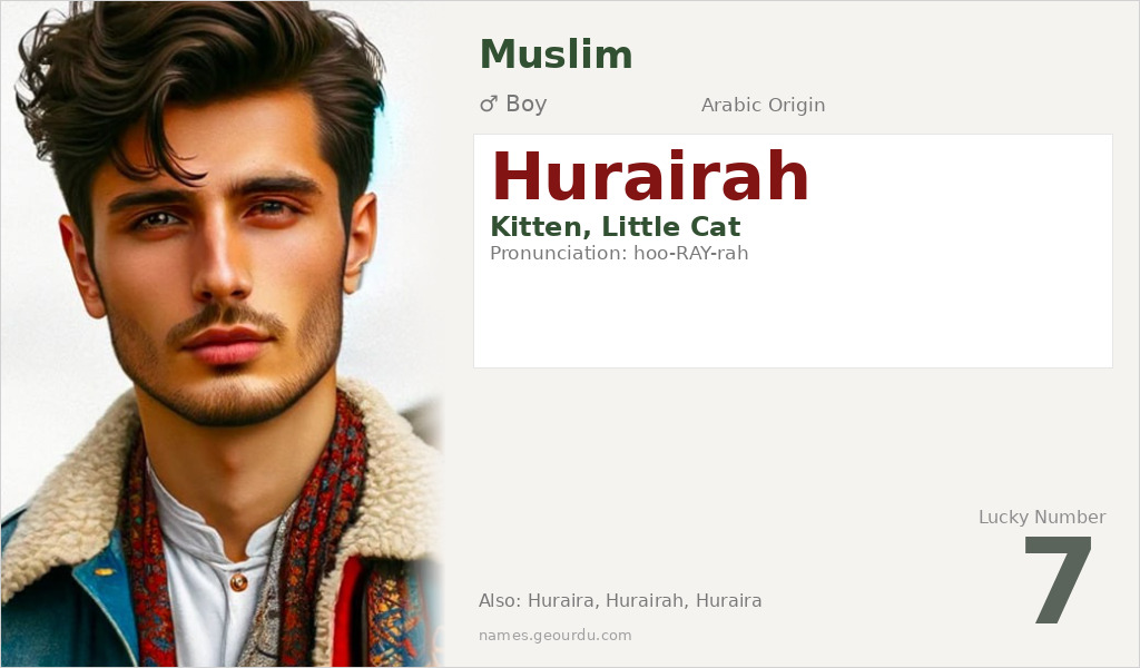 Hurairah Name Meaning and Details