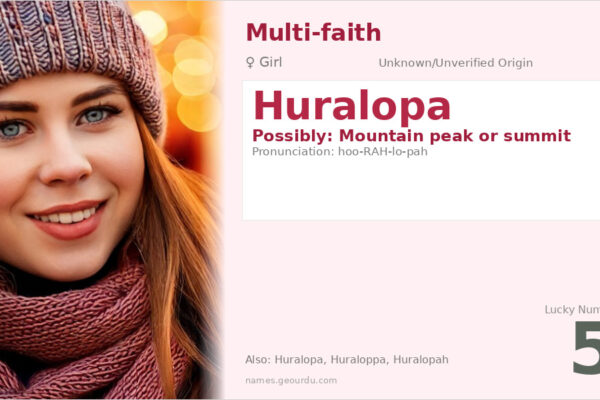 Huralopa Name Meaning — Origin, Gender & Details (2025)