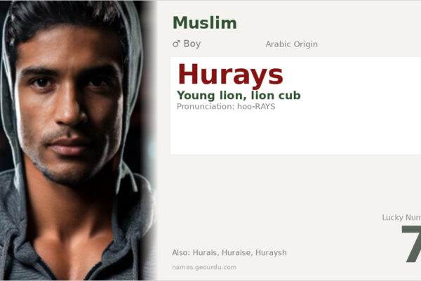 Hurays Name Meaning — Arabic Origin, Boy Name & Details (2025)