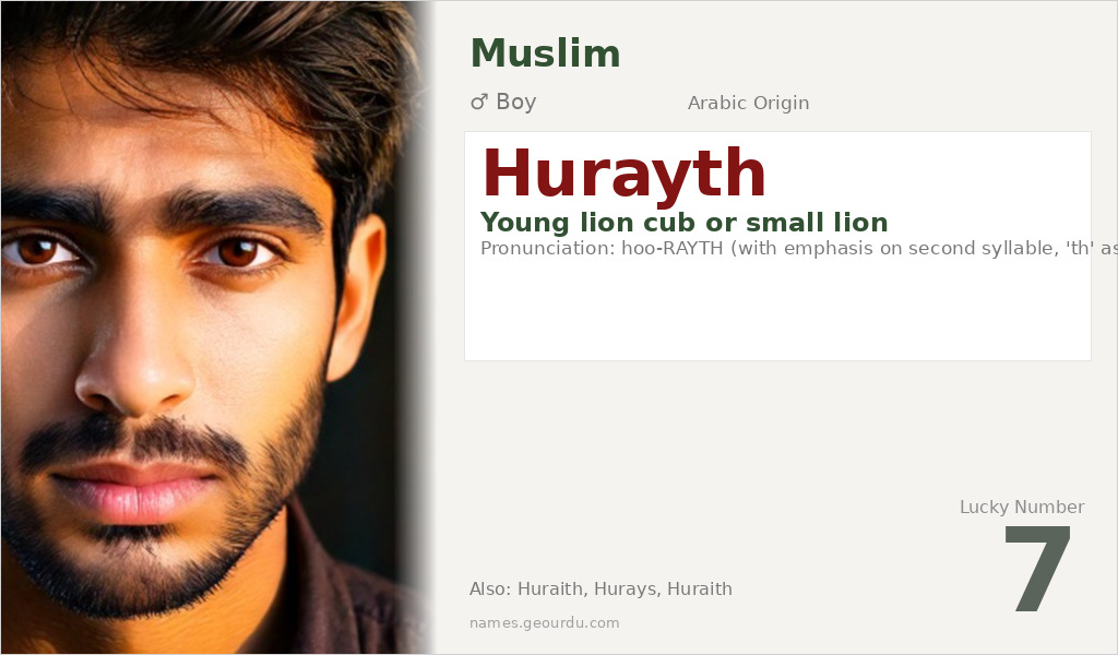 Hurayth Name Meaning and Details