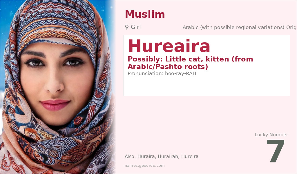 Hureaira Name Meaning and Details
