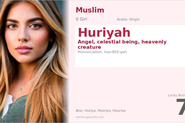 Huriyah Name Meaning — Arabic Origin, Girl Name & Details (2025)