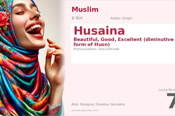 Husaina Name Meaning — Arabic Origin, Girl’s Name & Cultural Significance (2025)
