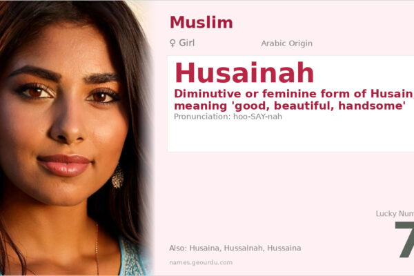 Husainah Name Meaning — Arabic Origin, Girl Name & Details (2025)