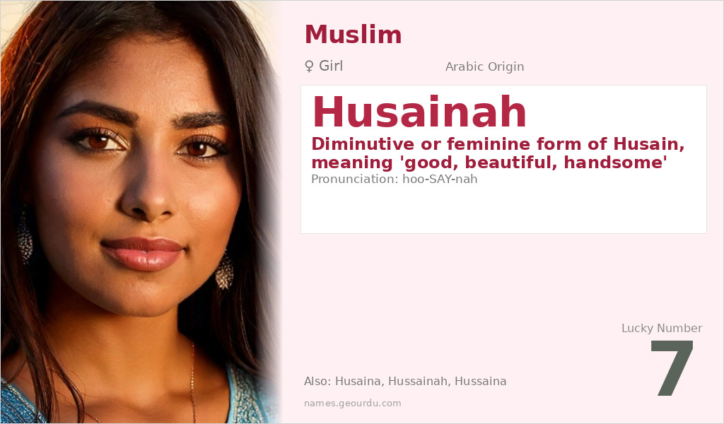 Husainah Name Meaning and Details