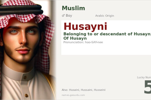 Husayni Name Meaning — Arabic Origin, Boy Name & Details (2025)