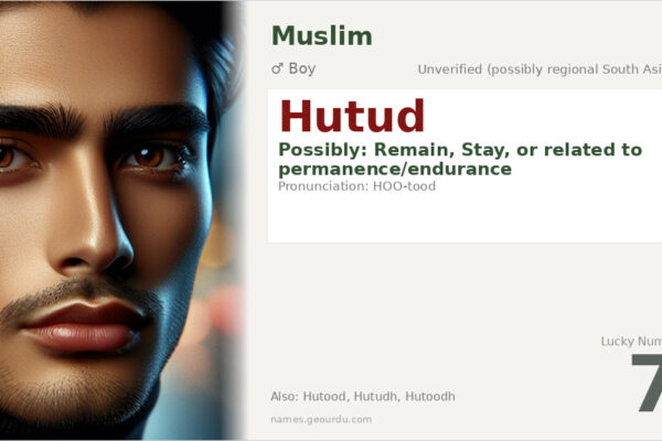 Hutud Name Meaning — Origin, Gender & Details (2025)