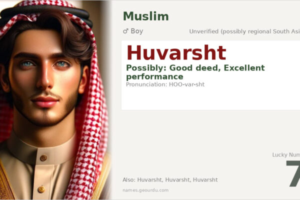 Huvarsht Name Meaning — Origin, Gender & Details (2025)