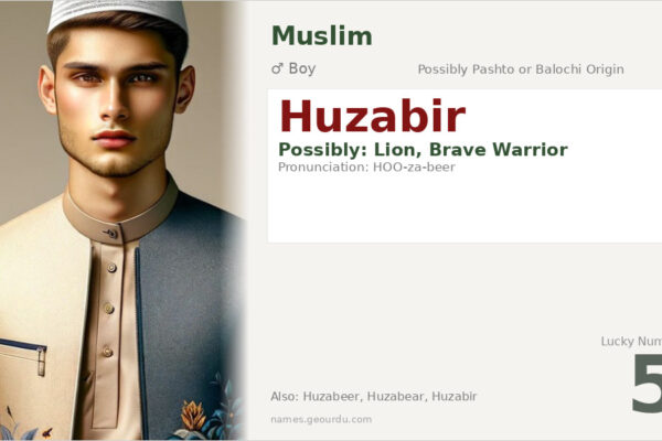 Huzabir Name Meaning — Origin, Gender & Details (2025)