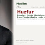 Huzfur Name Meaning and Details