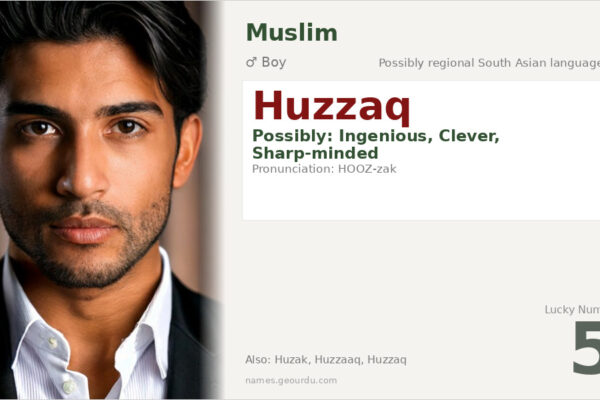 Huzzaq Name Meaning — Origin, Gender & Details (2025)