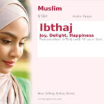 Ibthaj Name Meaning and Details