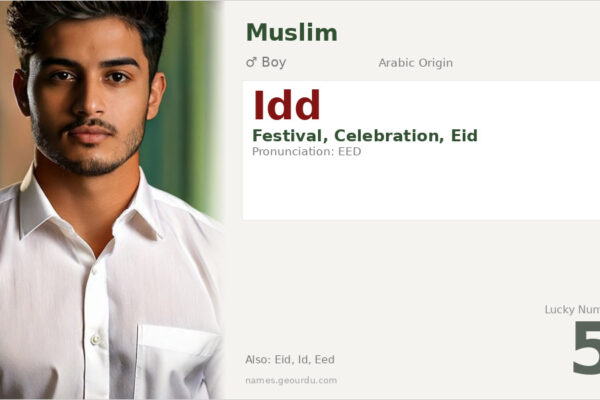Idd Name Meaning — Origin, Gender & Details (2025)