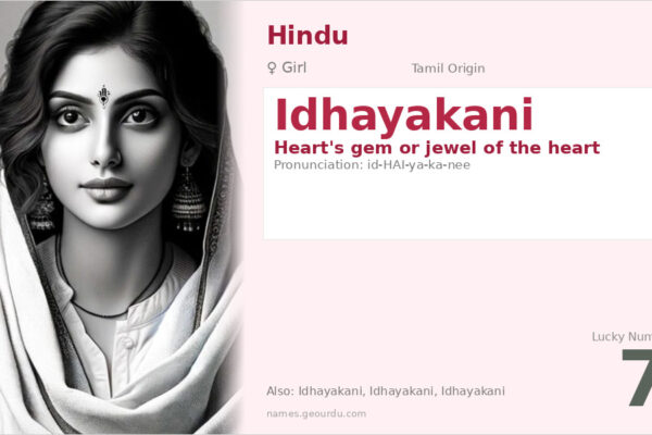 Idhayakani Name Meaning — Tamil Origin, Girl Name & Details (2025)