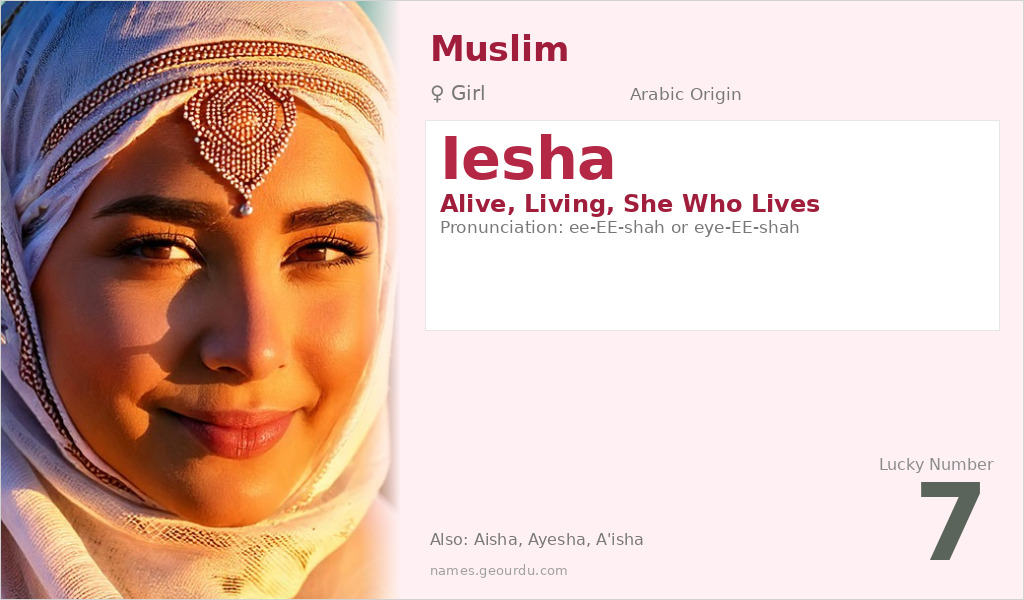 Iesha Name Meaning and Details